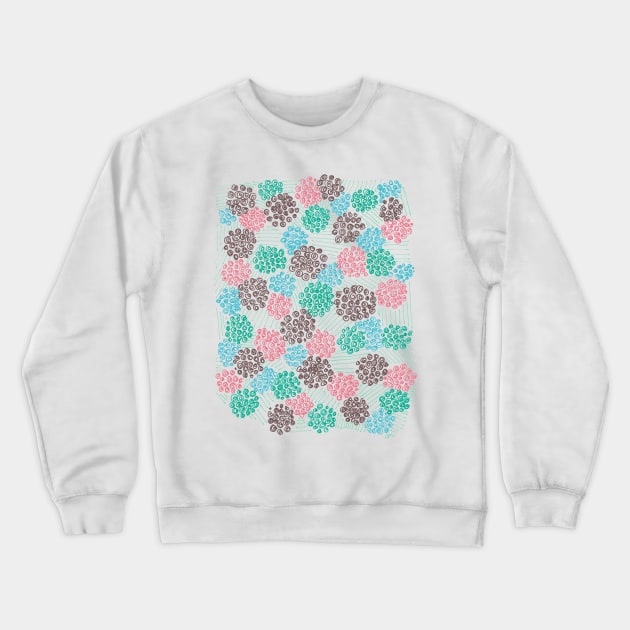 Hydrangea Web Crewneck Sweatshirt by LauraKatMax